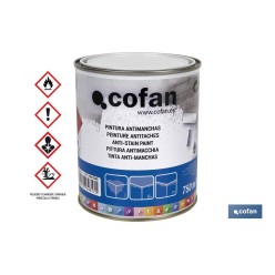 PINTURA ANTIMANCHAS AL DISOLVENTE 750 ML