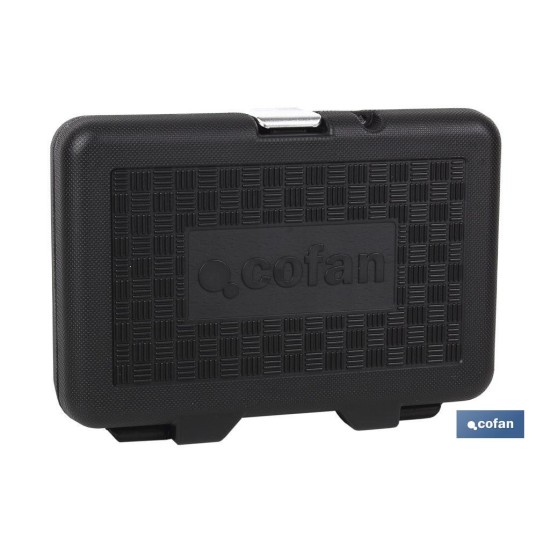 MALETIN 36 PCS PROFESIONAL VASOS 1/4
