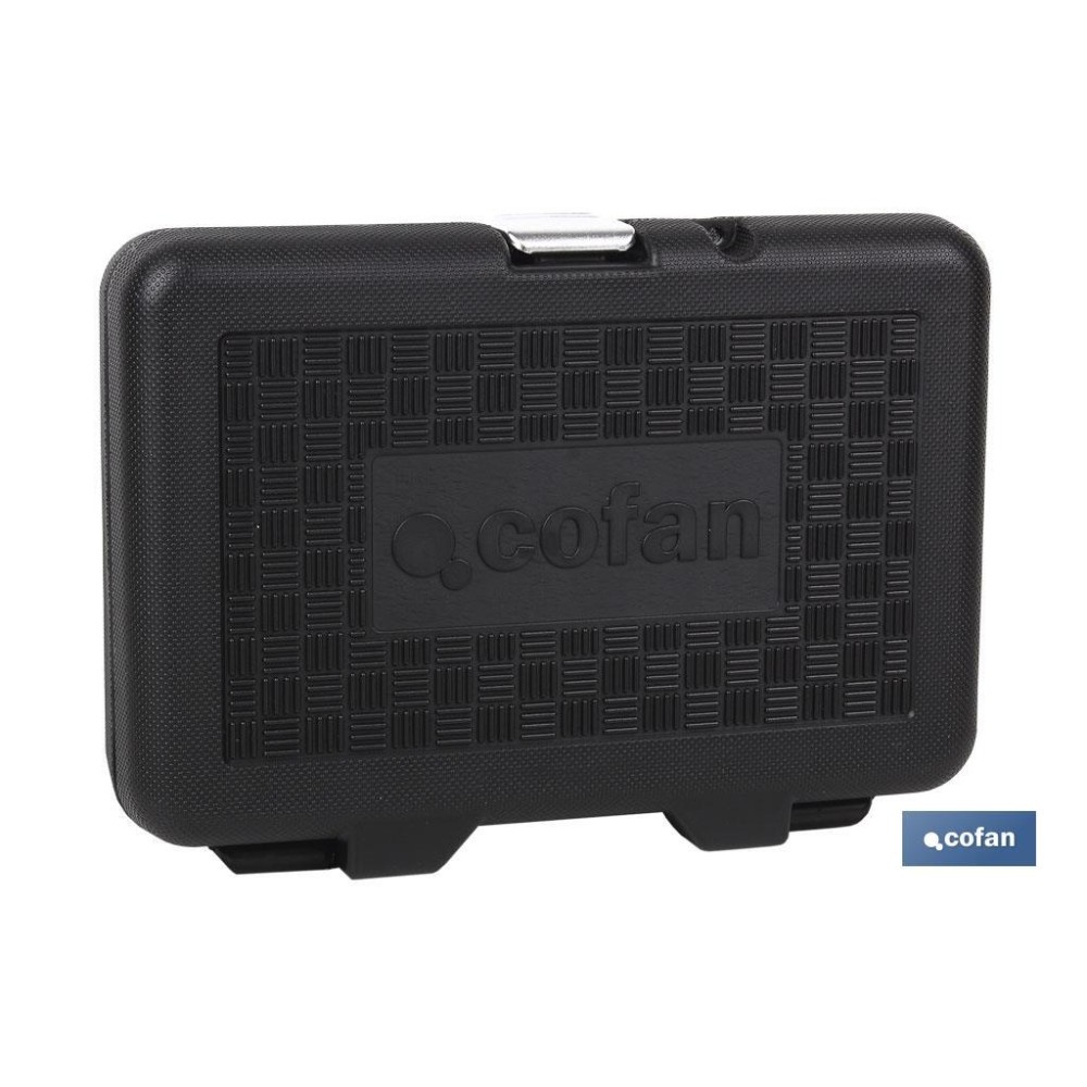 MALETIN 36 PCS PROFESIONAL VASOS 1/4
