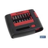 SET PUNTAS  PH, PZ, TORX, SL, HEX  (27 pcs.)