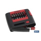 SET PUNTAS  PH, PZ, TORX, SL, HEX  (27 pcs.)