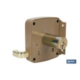 CERRADURA SOBREPONER C/CERRADERO 140mm DERECHA