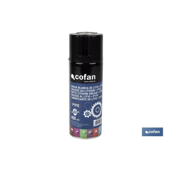 GRASA BLANCA DE LITIO+PTFE 400 ML