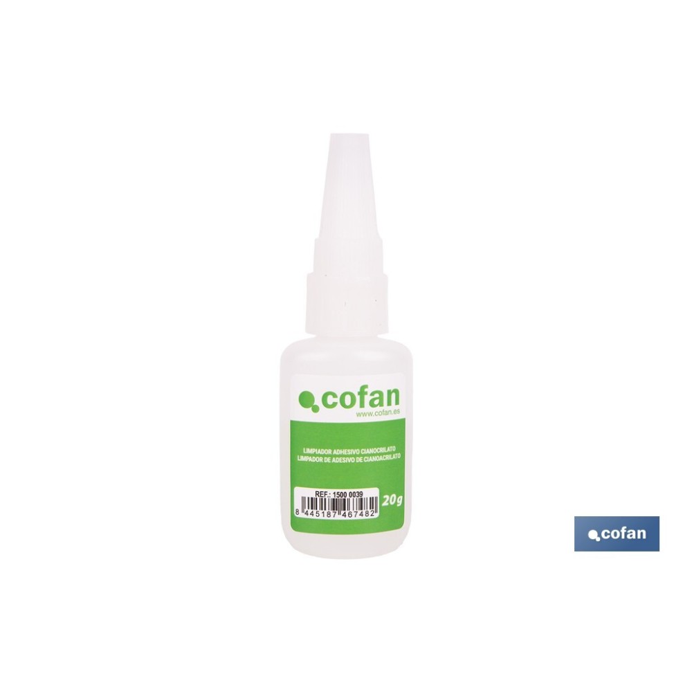 LIMPIADOR DE ADHESIVO CIANOACRILATO 20 G