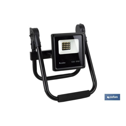 PROYECTOR COMPACTO LED SMD10 W CON SOPORTE