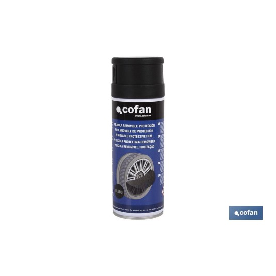 PELICULA REMOVIBLE PROTECCIÓN NEGRO MATE 400 ML
