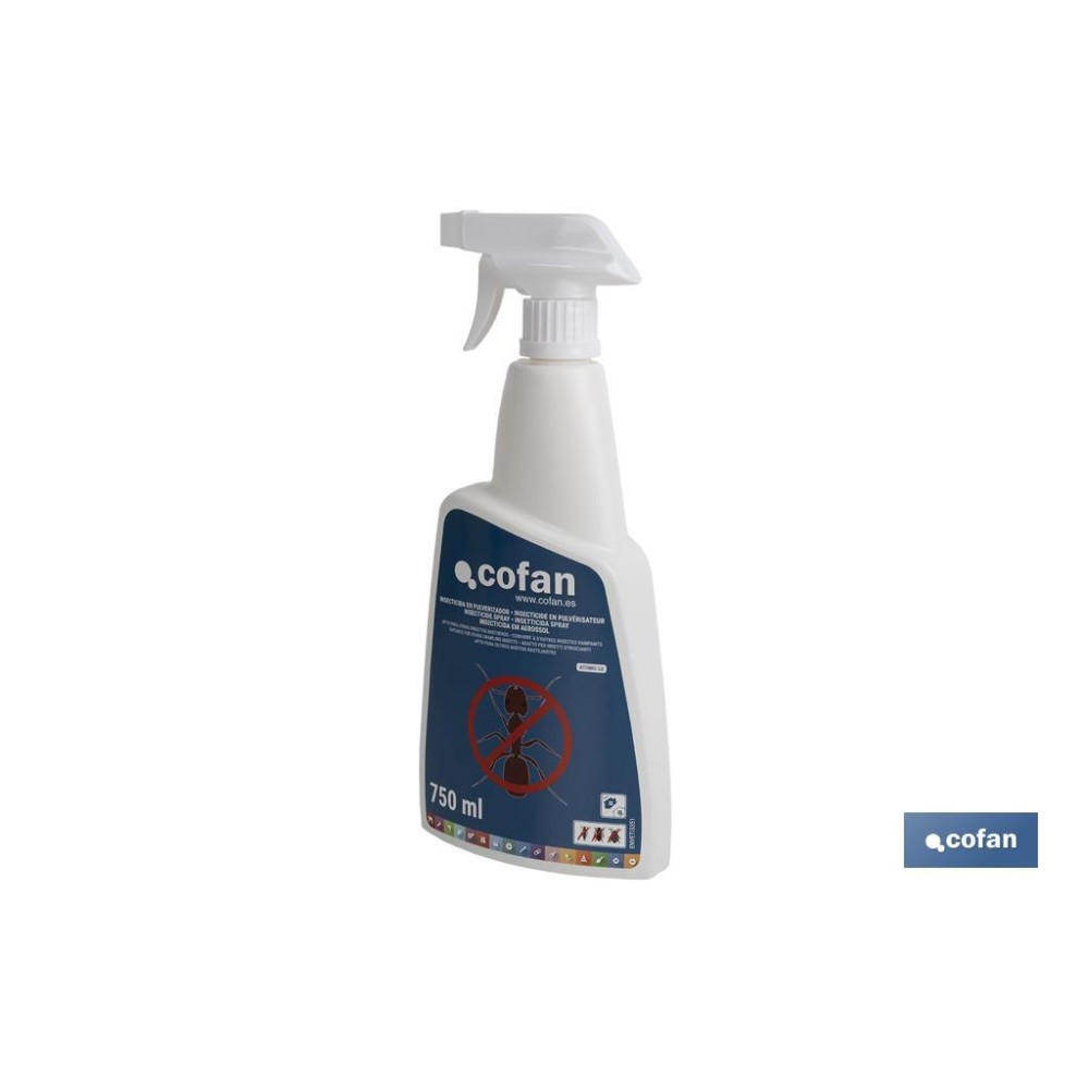 INSECTICIDA EN PULVERIZADOR HORMIGAS 750 ML