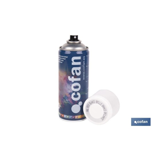 PINTURA ACRIL. 400ML 9010-BLANCO BRILLO
