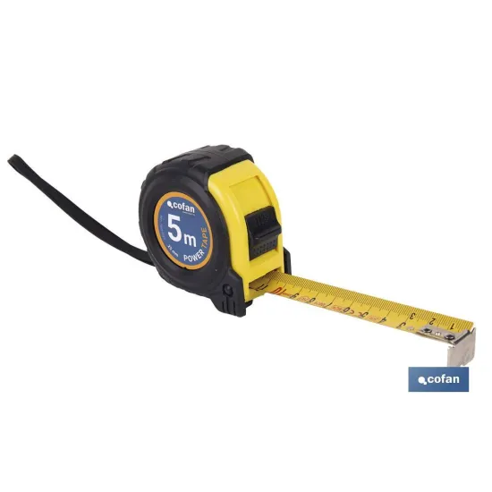 Comprar FLEXÓMETRO PROTEC. GOMA 25 MM X 5 M Cofan | almacendeferreteriacor.es