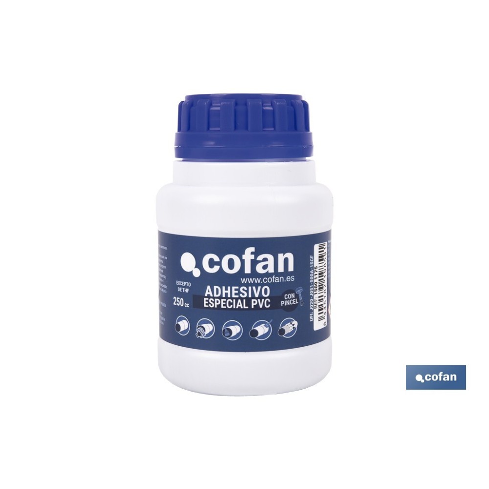 ADHESIVO PARA PVC 250 ML AGUA POTABLE