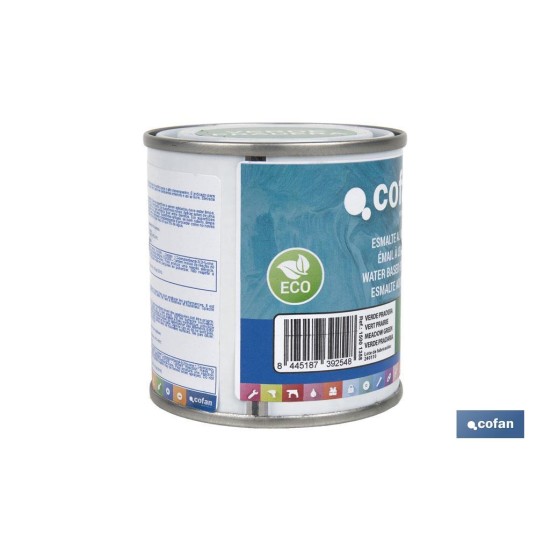 ESMALTE AL AGUA (125 ML) VERDE PRADERA BRILLO