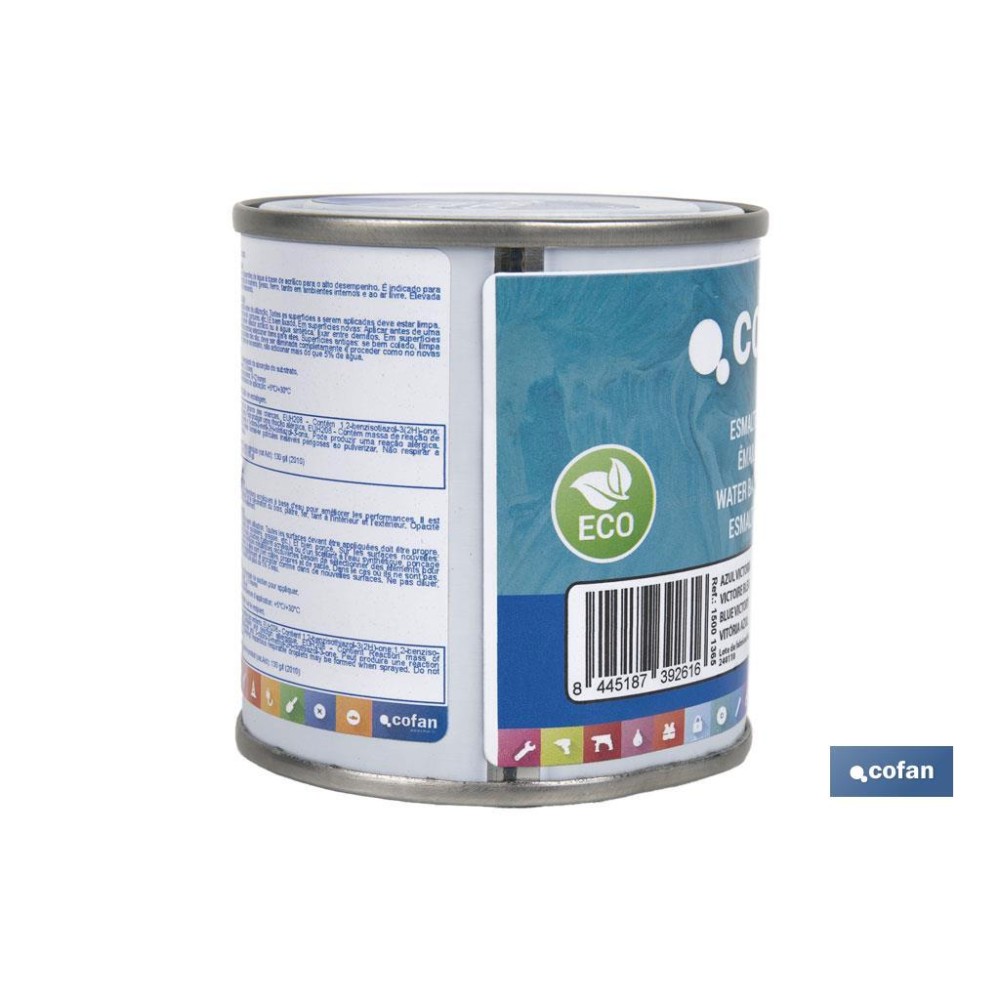 ESMALTE AL AGUA (125 ML) AZUL VICTORIA BRILLO