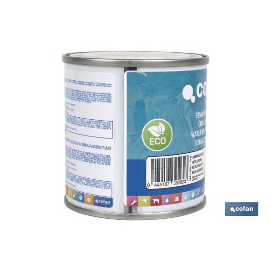 ESMALTE AL AGUA (125 ML) AMARILLO REAL BRILLO