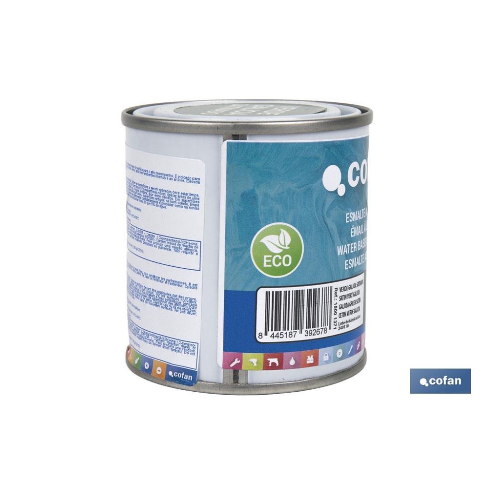 ESMALTE AL AGUA (125 ML) VERDE GALICIA SATINADO