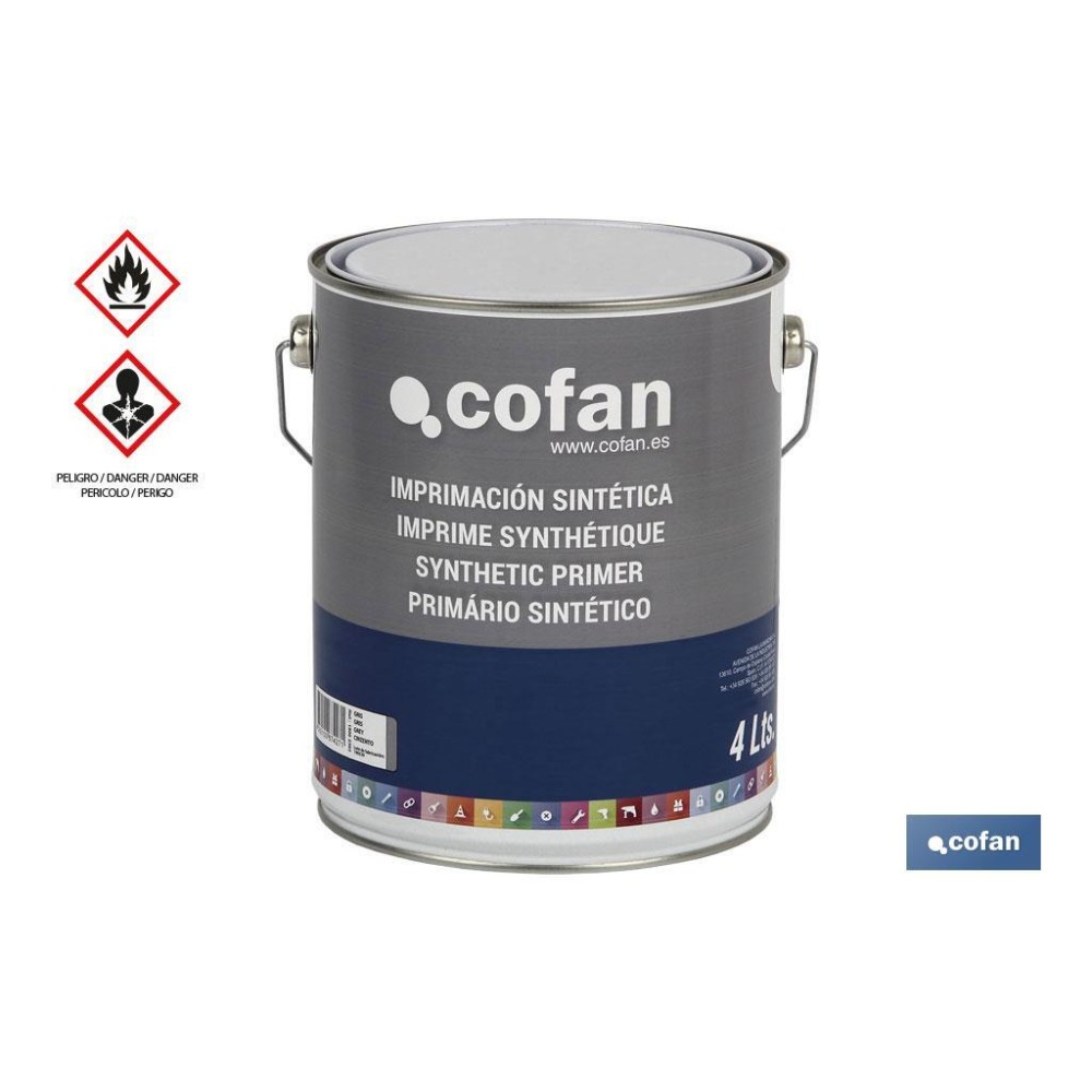 IMPRIMACIÓN SINTÉTICA (4 L) GRIS