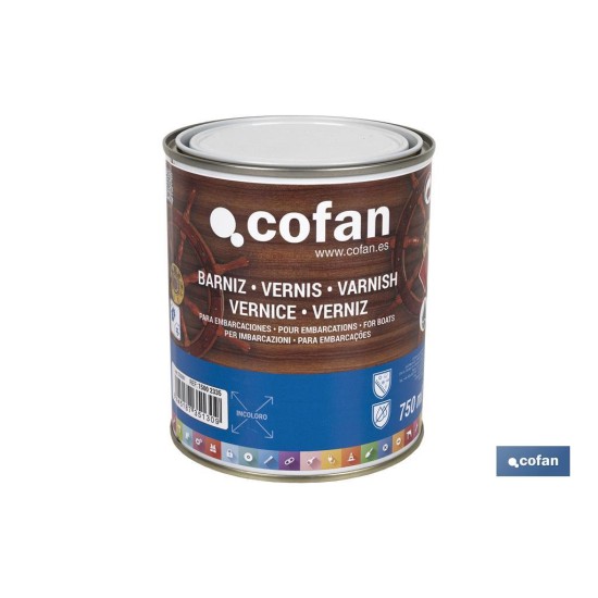 BARNIZ PARA EMBARCACIONES INCOLORO 750 ML