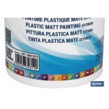 PINTURA PLÁSTICA EXTERIOR 5 KG BLANCO