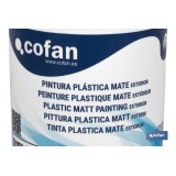 PINTURA PLÁSTICA EXTERIOR MATE 750 ML BLANCO