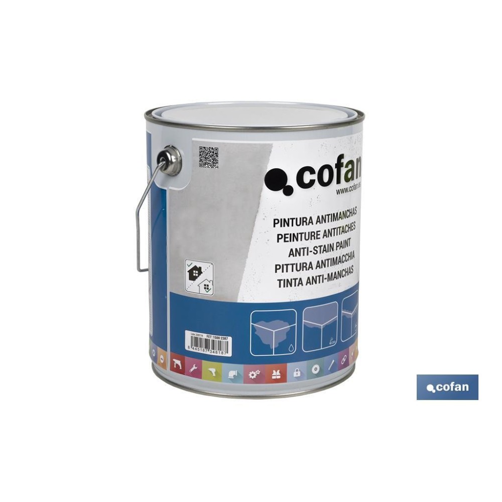 PINTURA ANTIMANCHAS AL DISOLVENTE 4 L