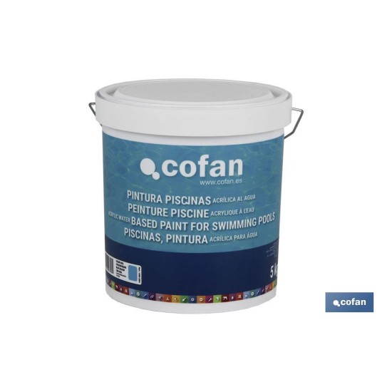 PINTURA PISCINAS ACRILICA AL AGUA (AZUL 5 KG)