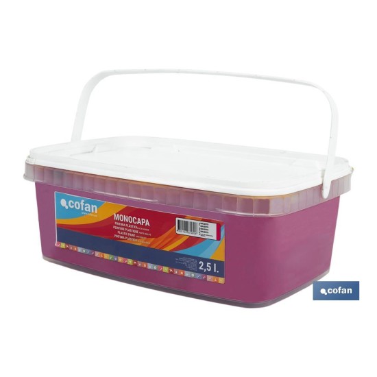 PINTURA PLÁSTICA MONOCAPA Magenta (2,5 LT)