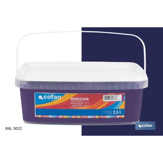PINTURA PLÁSTICA MONOCAPA Violeta (2,5 LT)