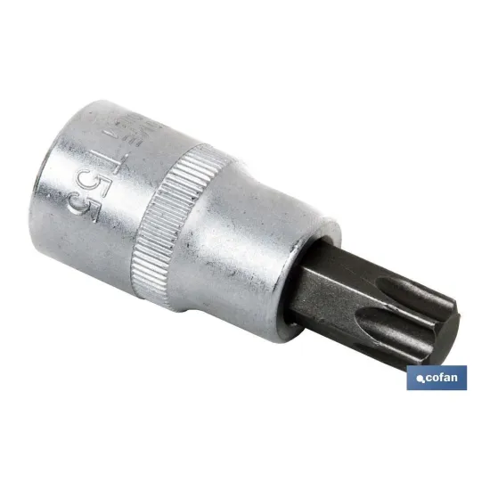 Comprar LLAVE DE VASO 1/4 CON PUNTA T-25 (P Cofan | almacendeferreteriacor.es