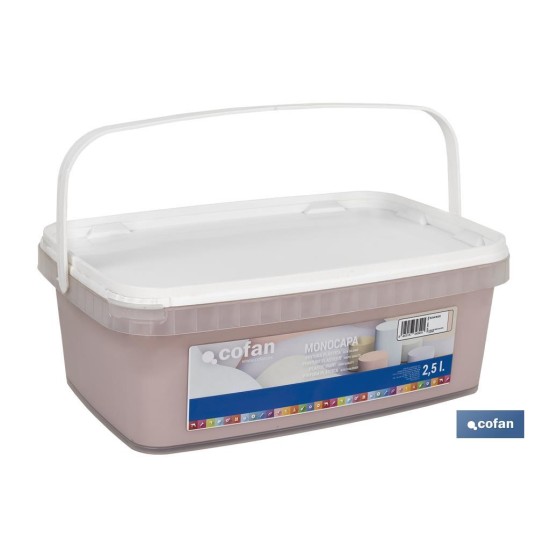 PINTURA PLÁSTICA MONOCAPA ROSA NUDE 2,5 L