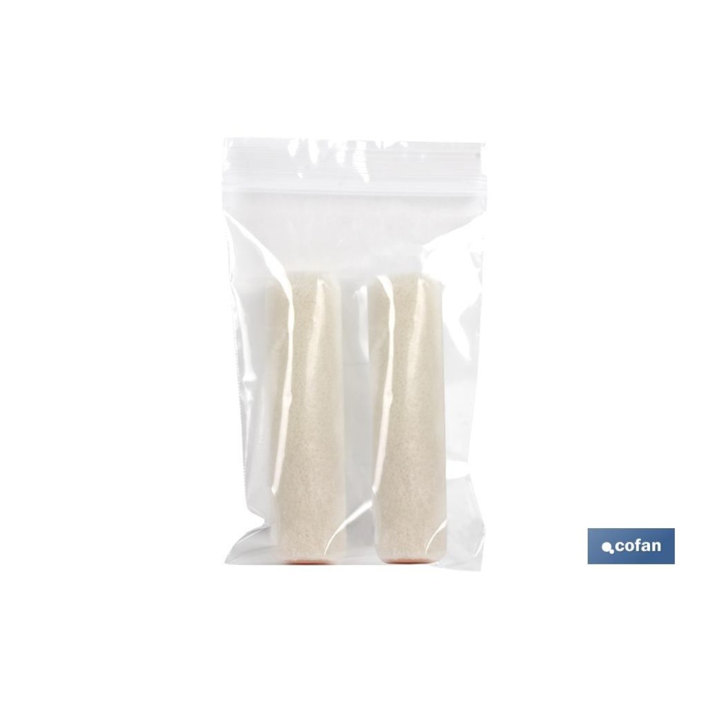 PACK 2 RECAMBIOS Rodillos Mini VELOUR 11CM