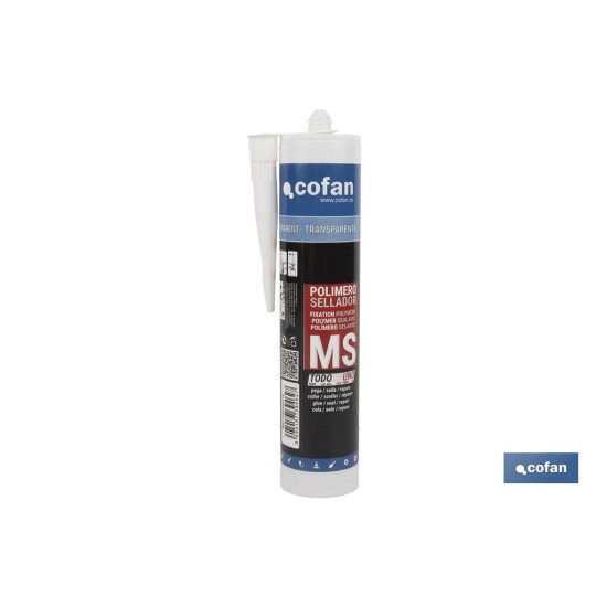 POLÍMERO SELLADOR MS 290 ML TRANSPARENTE