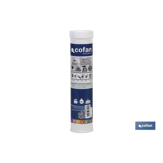 CARTUCHO GRASA BLANCA ATOXICA ALIMENTARIA 400 grs