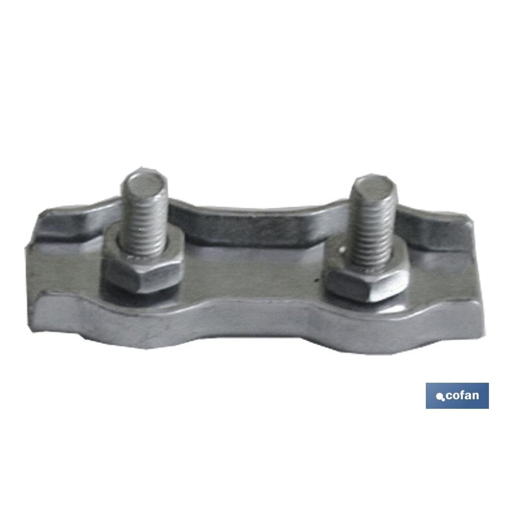 SUJETACABLES PLANOS DOBLE M-4 Venta unitaria