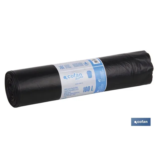 Comprar BOLSA DE  BASURA 85X105 G.130 COLOR Cofan | almacendeferreteriacor.es