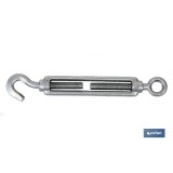 TENSOR GANCHO-ANILLA ZINC. DIN 1480 M-12