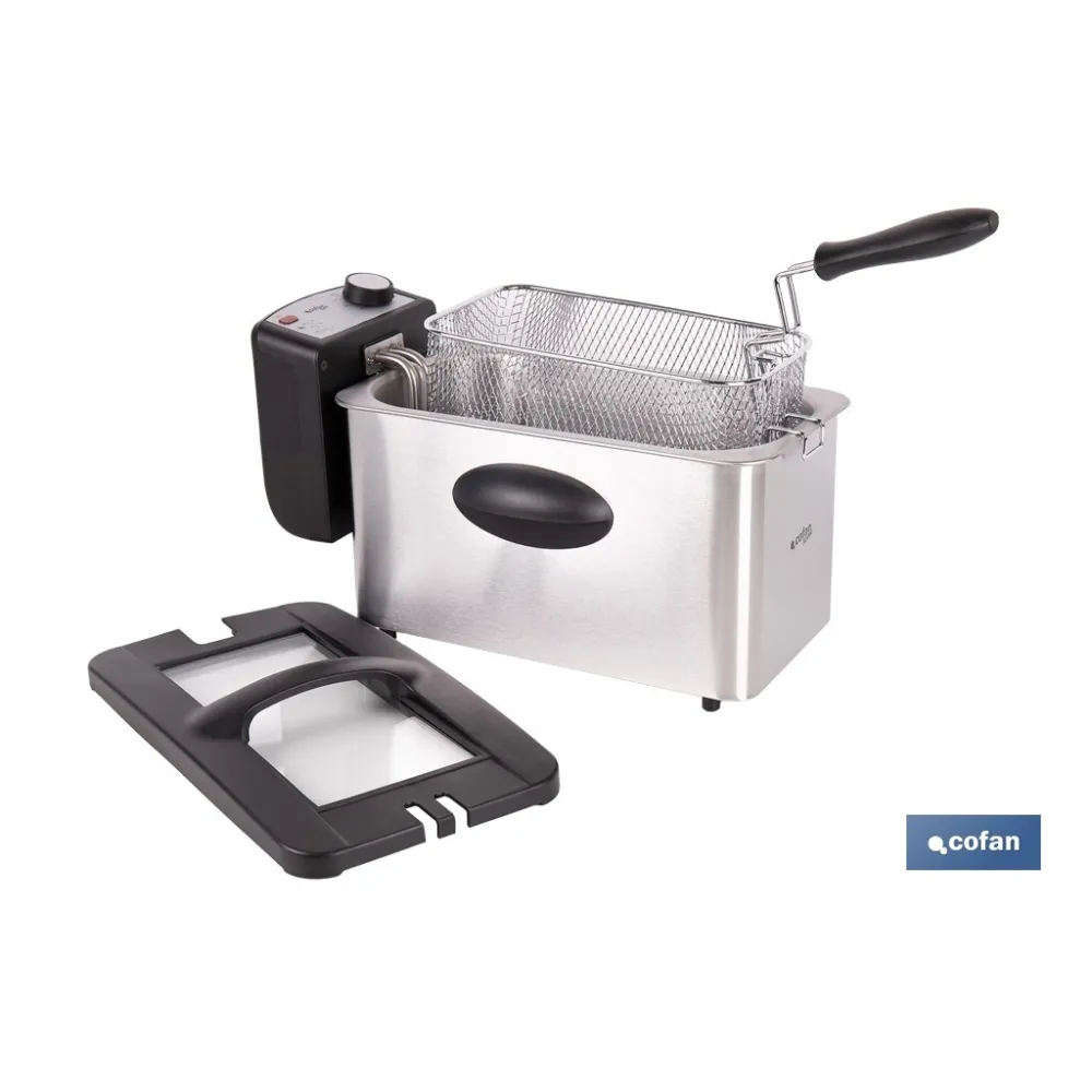 FREIDORA ELECTRICA ACERO INOXIDABLE 3L 2000W