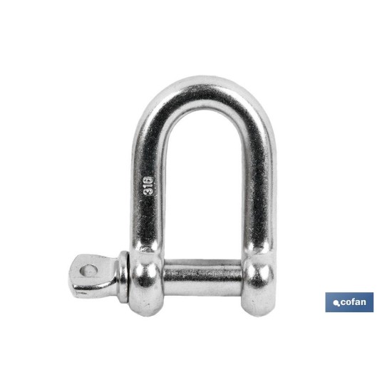 GRILLETE RECTO M-5 ZINCADO Venta unitaria