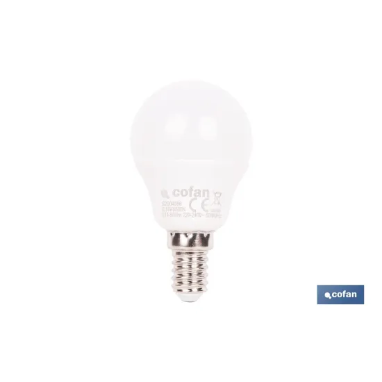 Comprar BOMBILLA LED ESFÉRICA E14 6.5 W 806 Cofan | almacendeferreteriacor.es
