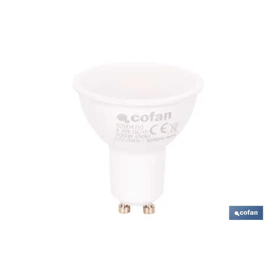 Comprar BOMBILLA LED GU10 4.9 W 450 LM 3000 Cofan | almacendeferreteriacor.es