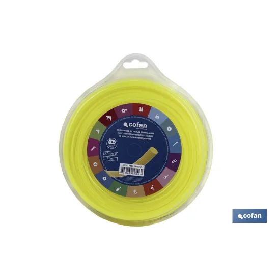 Comprar HILO REDONDO DE NYLON PARA DESBROZA Cofan | almacendeferreteriacor.es