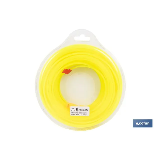 Comprar HILO CUADRADO DE NYLON PARA DESBROZ Cofan | almacendeferreteriacor.es
