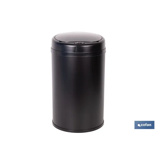 Comprar CUBO DE BASURA  NEGRO CON SENSOR Y  Cofan | almacendeferreteriacor.es