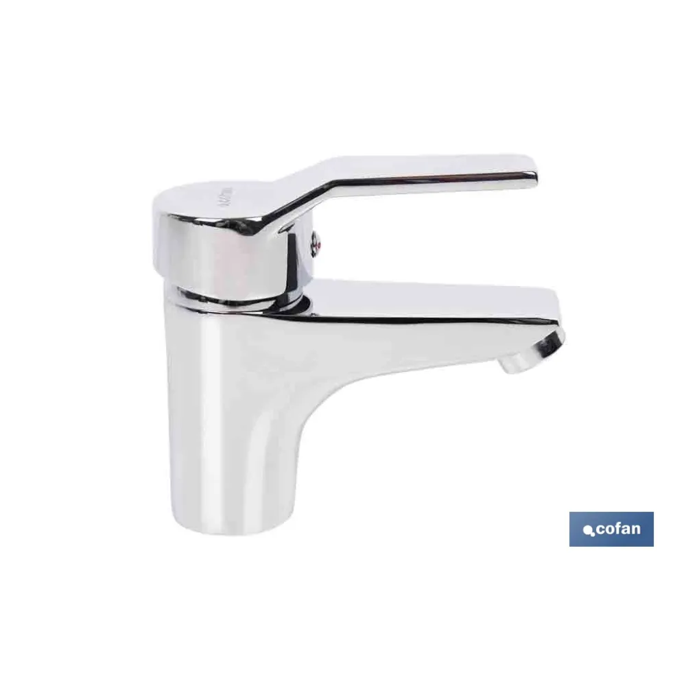 GRIFO MONOMANDO PARA LAVABO COLOR INOX.40 MM