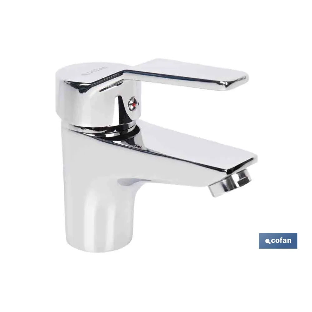 GRIFO MONOMANDO PARA LAVABO COLOR INOX.40 MM