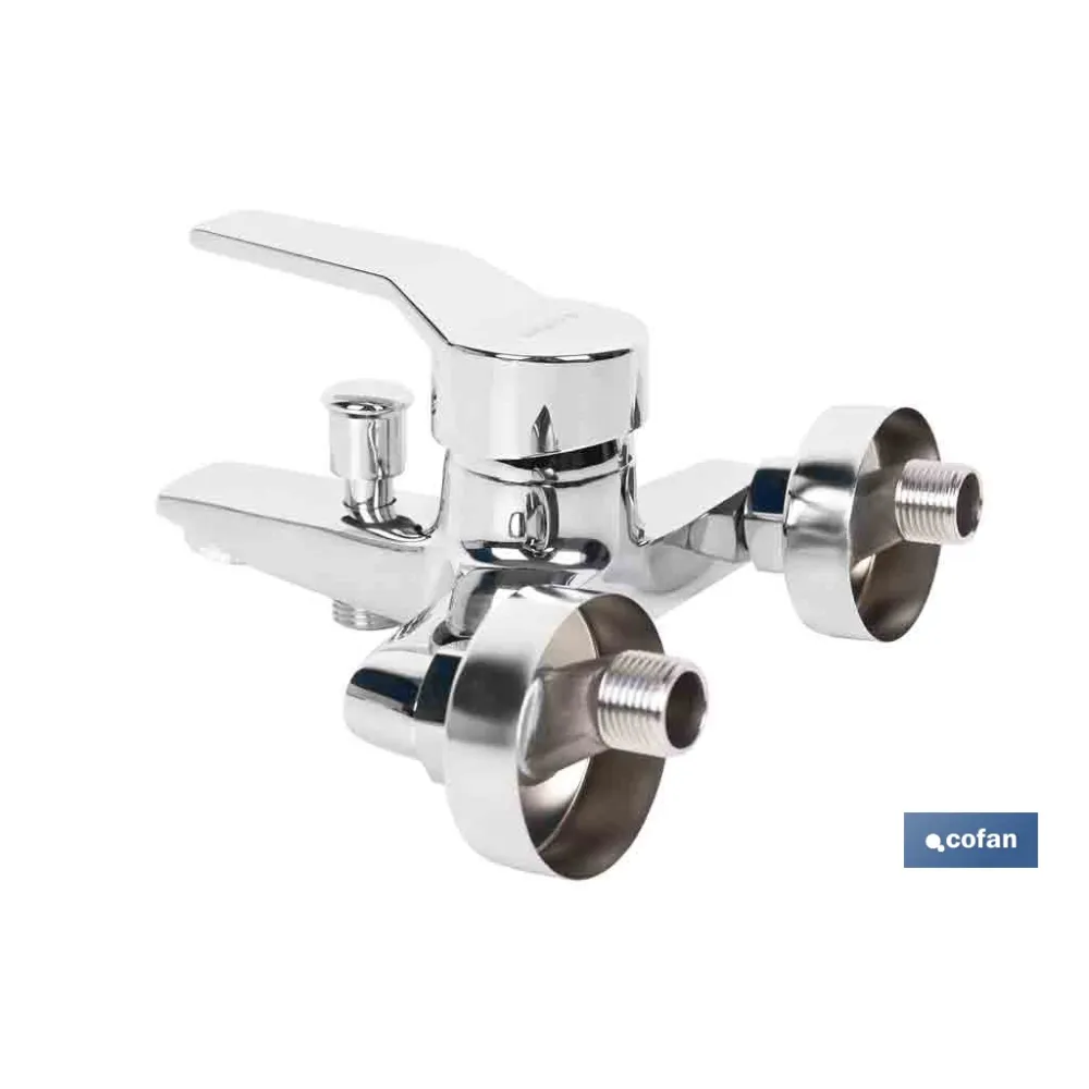 GRIFO MONOMANDO PARA BAÑERA COLOR INOX.40 MM