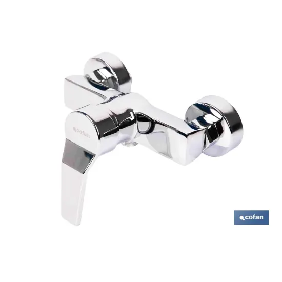 GRIFO MONOMANDO PARA DUCHA COLOR INOX. 40 MM