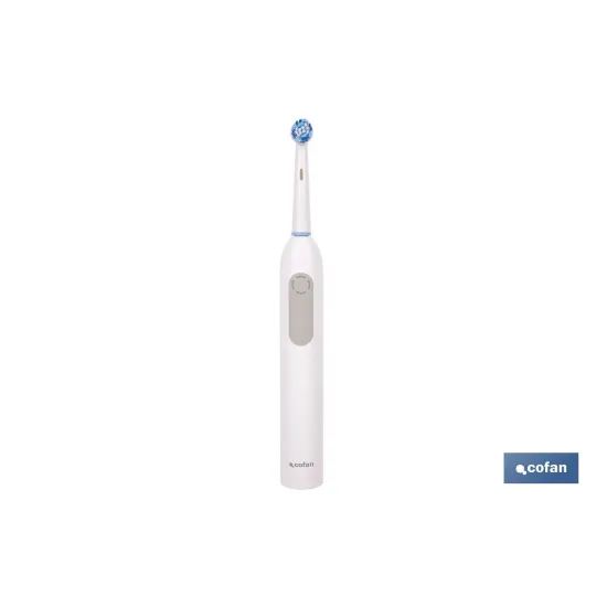 CEPILLO DE DIENTES ELÉCTRICO CON CABEZAL OSCILANTE Y 2 CABEZALES DE REPUESTO