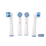 SET DE 4 CABEZALES DE REPUESTO PARA CEPILLO DE DIENTES ELÉCTRICO