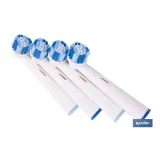 SET DE 4 CABEZALES DE REPUESTO PARA CEPILLO DE DIENTES ELÉCTRICO