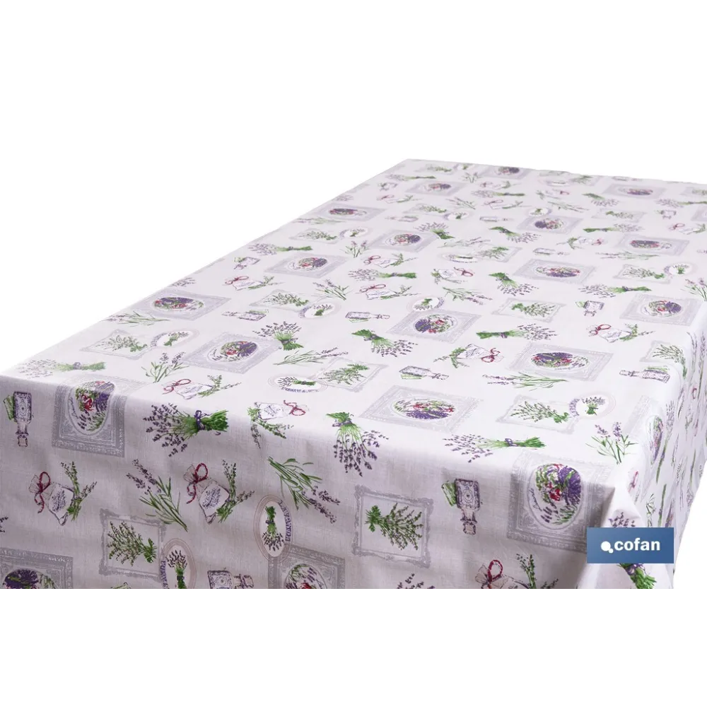 ROLLO DE HULE DISEÑO LAVANDA 1,40 x 25 M