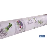 ROLLO DE HULE DISEÑO LAVANDA 1,40 x 25 M